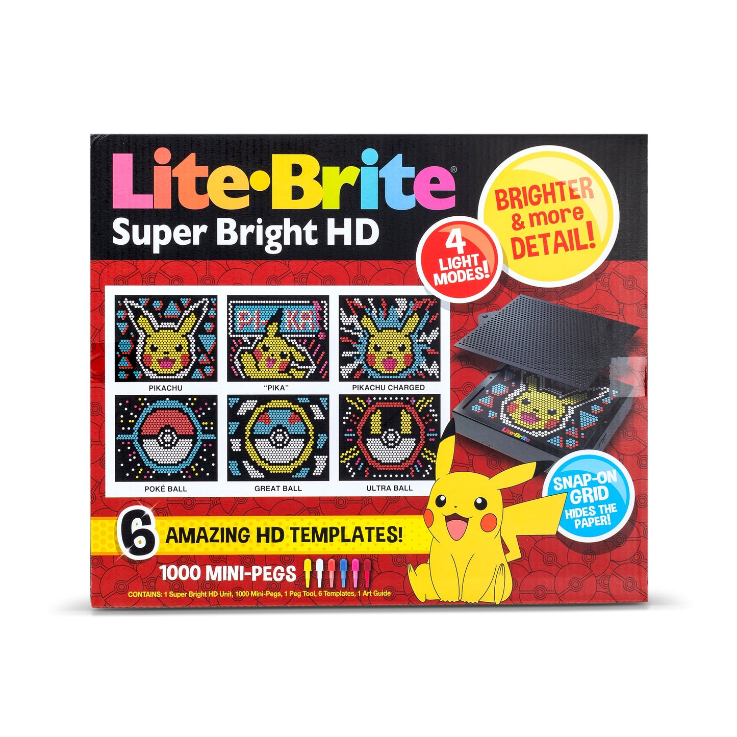 Lite-Brite - Pokemon Pikachu Super Bright