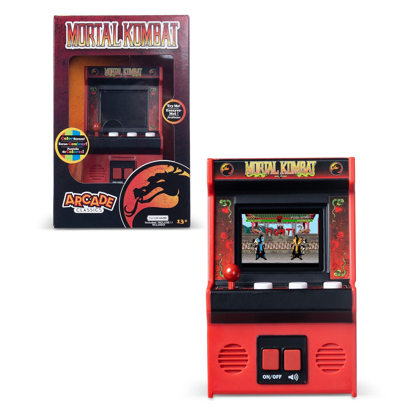 Mini Classic Mortal Kombat Handheld Arcade Game