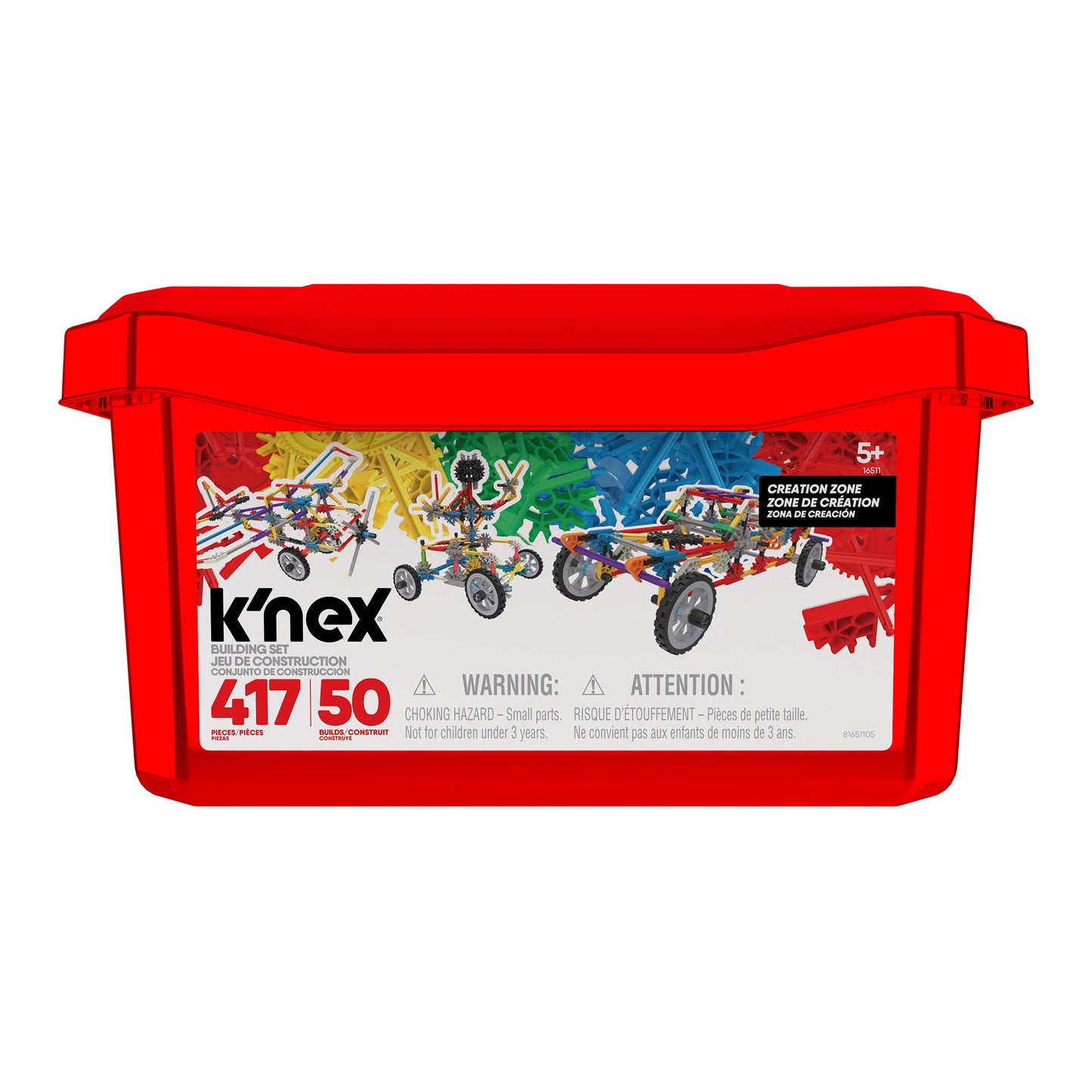 K’NEX Imagine Creation Zone Building Set| 417-Piece
