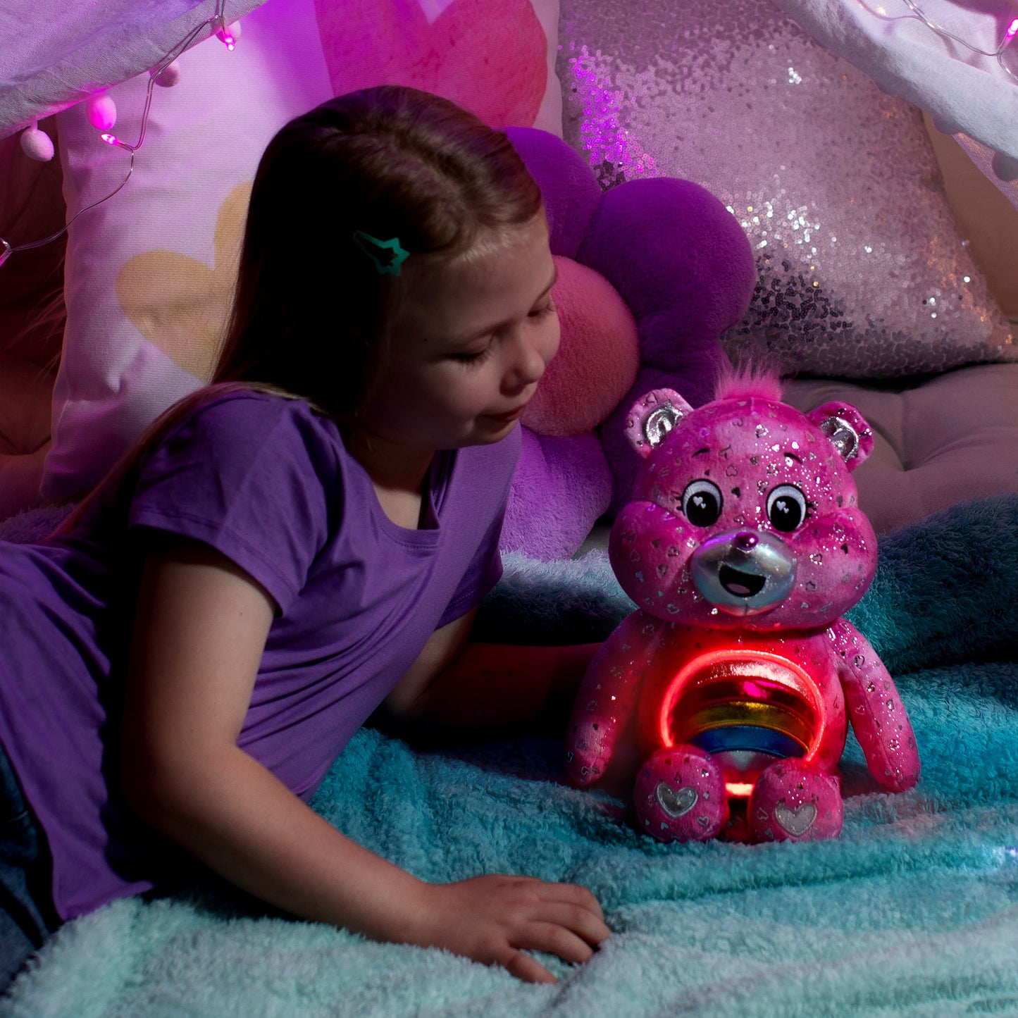 Care Bears Cheer Bear Glowing Belly