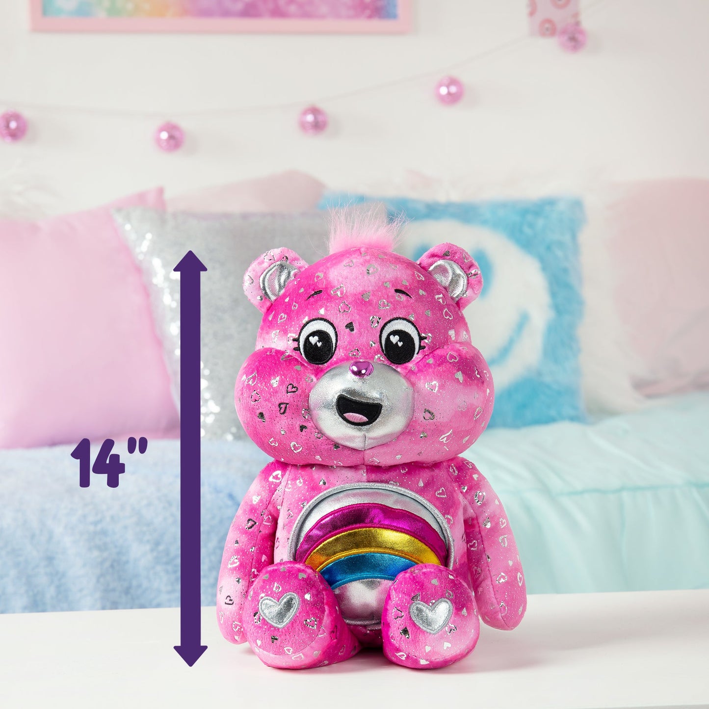 Care Bears Cheer Bear Glowing Belly