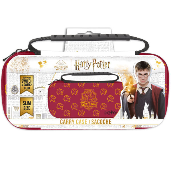 Freaks And Geeks Harry Potter - Slim carrying case for Switch and Switch OLED - Red - Gryffindor