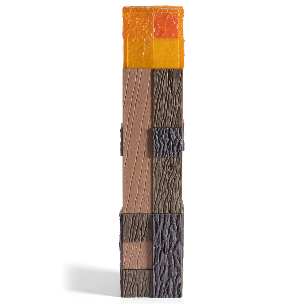 Minecraft Torch Replica with LED | Wall-Mountable Collector’s Light