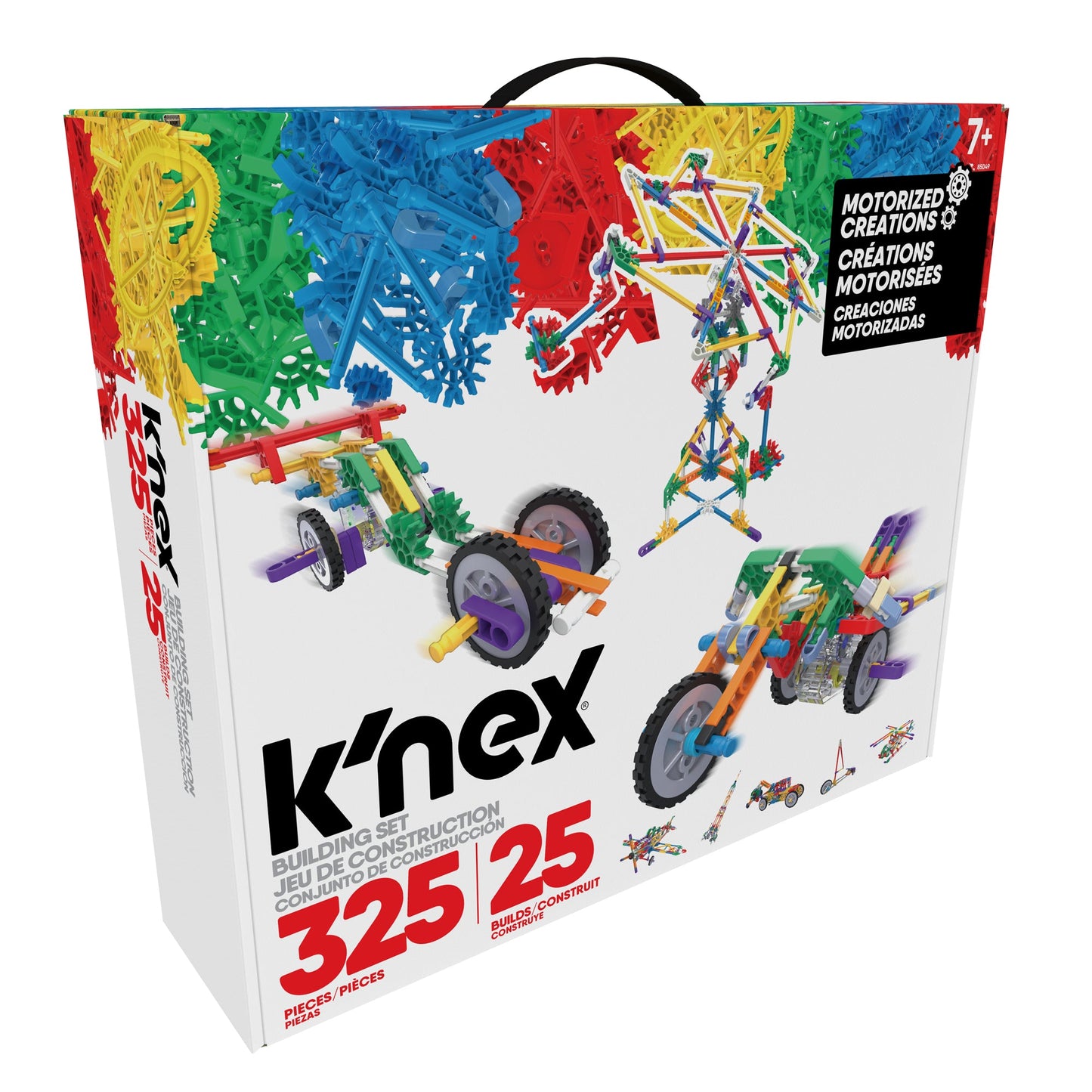 KNEX MOTORIZED CREATIONS 325 PCS