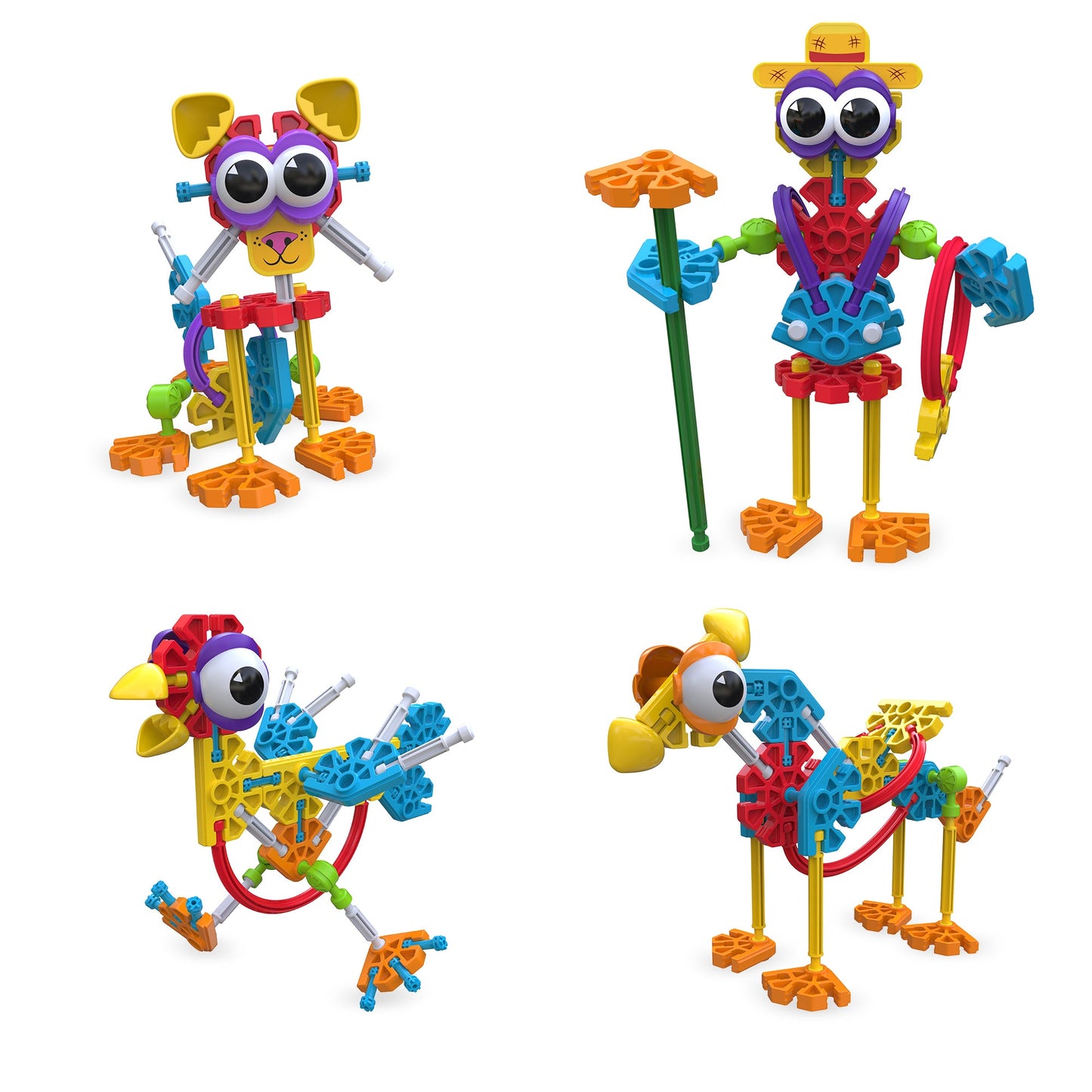 Kid K'NEX Farmin' Friends Building Set 20 Model Incl.
