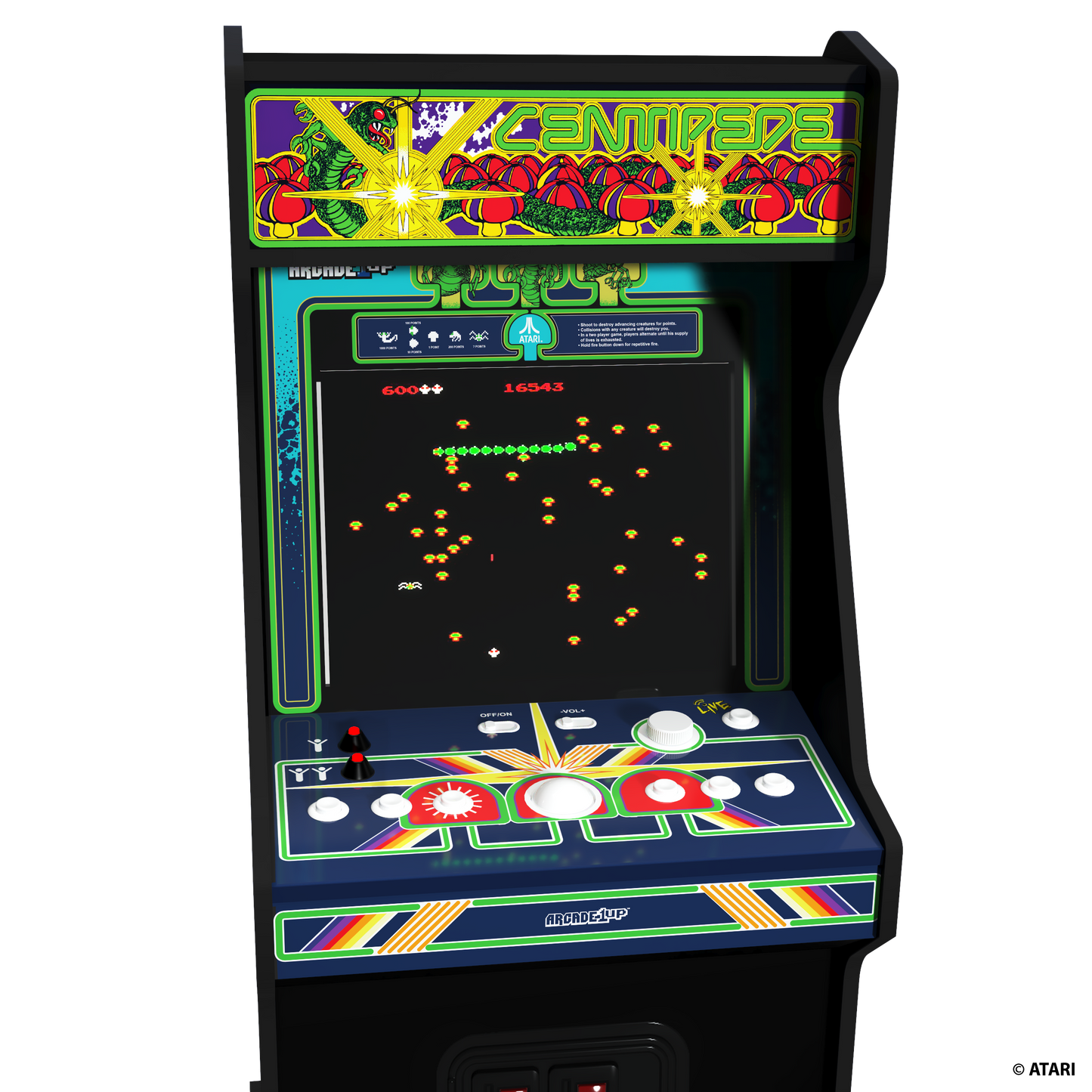 Arcade1Up Atari Legacy 14-in-1 Wifi Enabled Arcade Machine - Centipede Edition