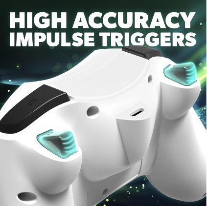 Hyperkin - DuchesS Officially licensed for Xbox Series X|S & PC Wired Game Controller with Hall Effect Sticks (White)