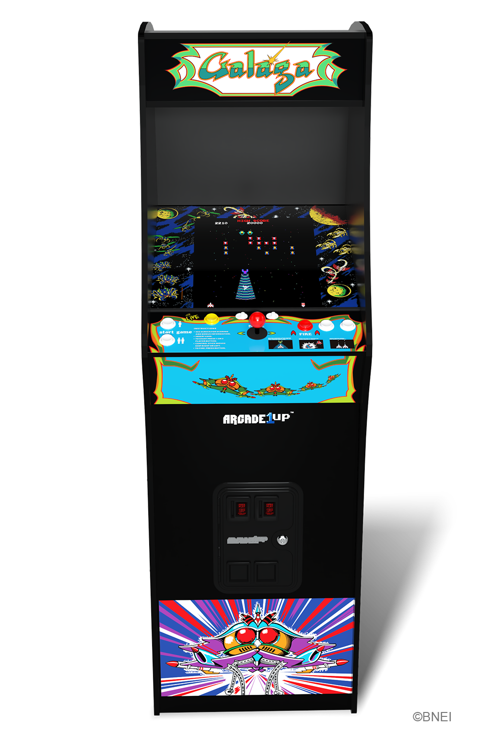 Arcade1Up Galaga Deluxe Wifi Enabled Arcade Machine