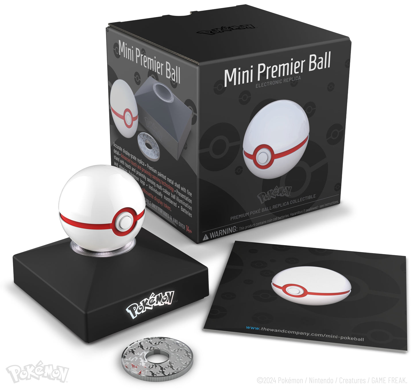 Pokémon Die-Cast Mini Premier Ball Replica