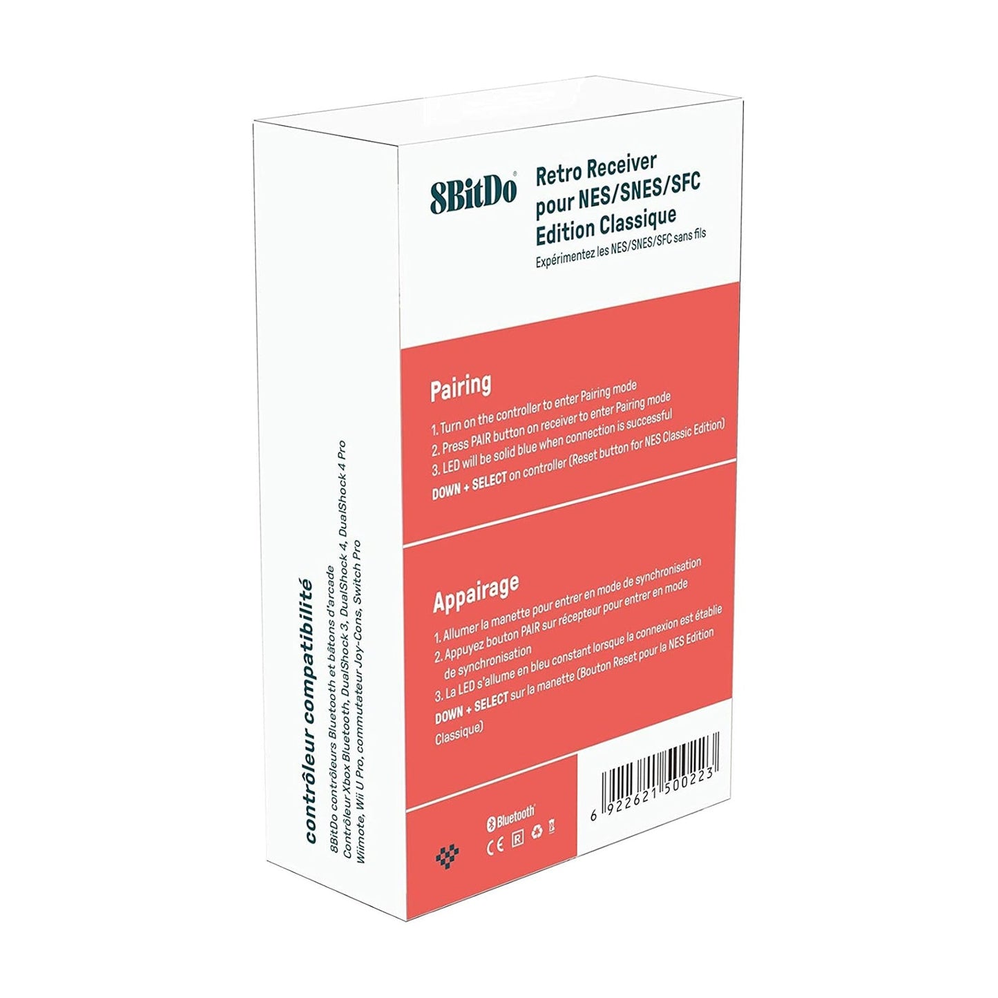 8BitDo Retro Receiver Classic Mini for SNES Classic & NES Classic Bluetooth Adapter