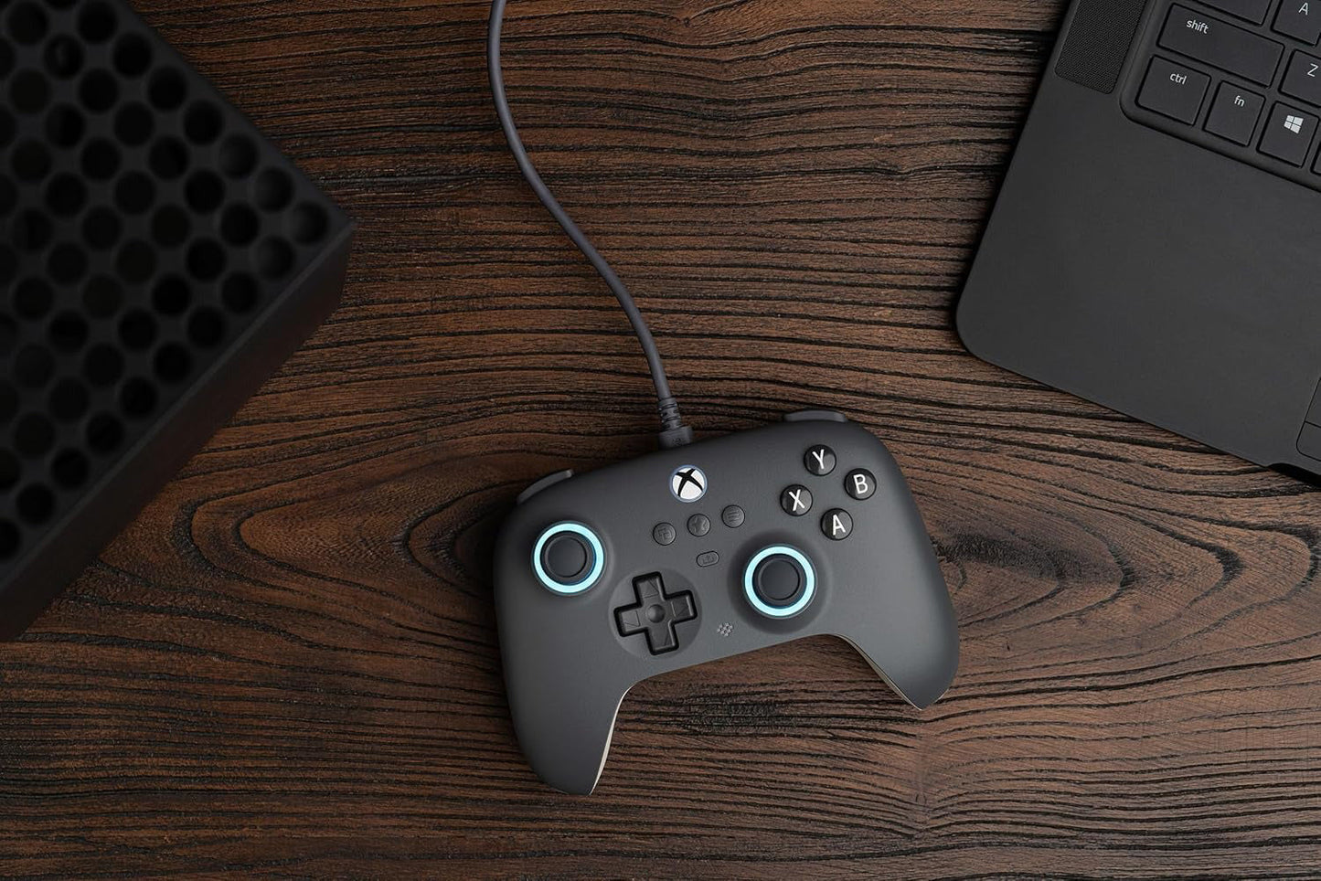 8BitDo Ultimate C Wired Controller for Xbox Series X|S and PC with RGB and Hall Effect Joysticks (Dark Grey)
