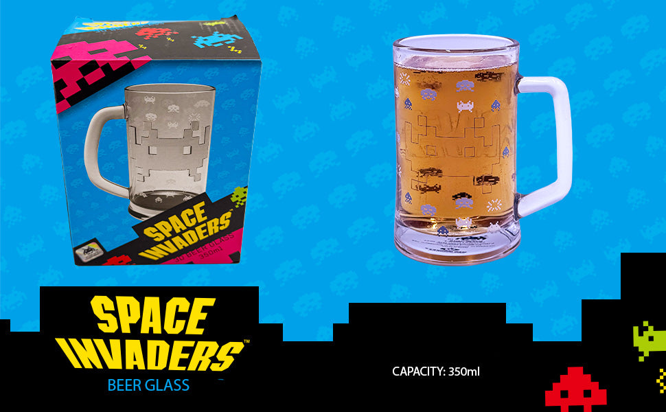 Space Invaders Beer Glass - 350ml