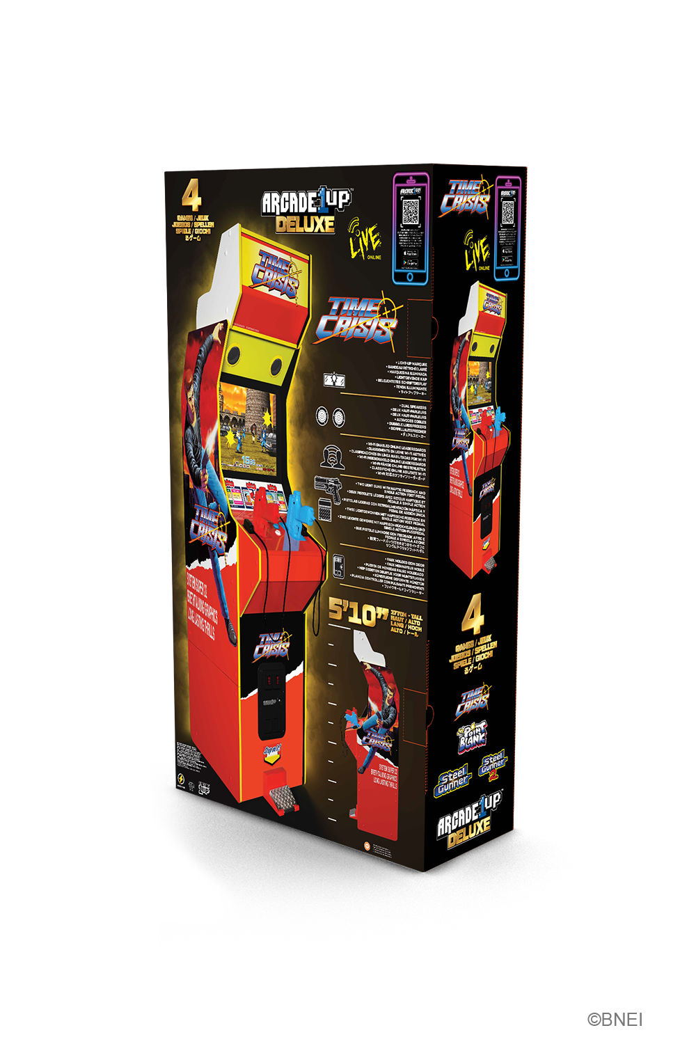 Arcade1Up Time Crisis Deluxe Shooting Arcade Machine