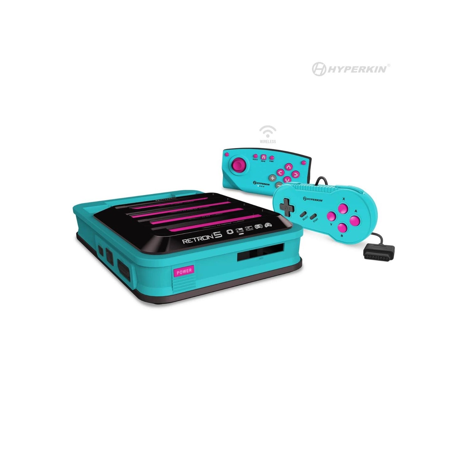 Hyperkin Hyperkin RetroN 5 HD Gaming Console for NES®/ Super NES®/ Super Famicom™/ Genesis/ Mega Drive/ Famicom™/ Game Boy®/ Game Boy Color®, and Game Boy Advance® - Hyper Beach
