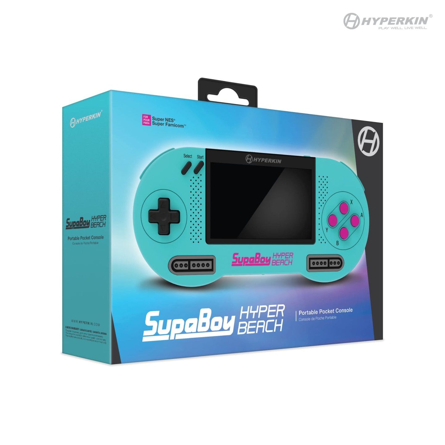 Hyperkin SupaBoy Portable Pocket Console for Super NES/Super Famicom Hyper Beach