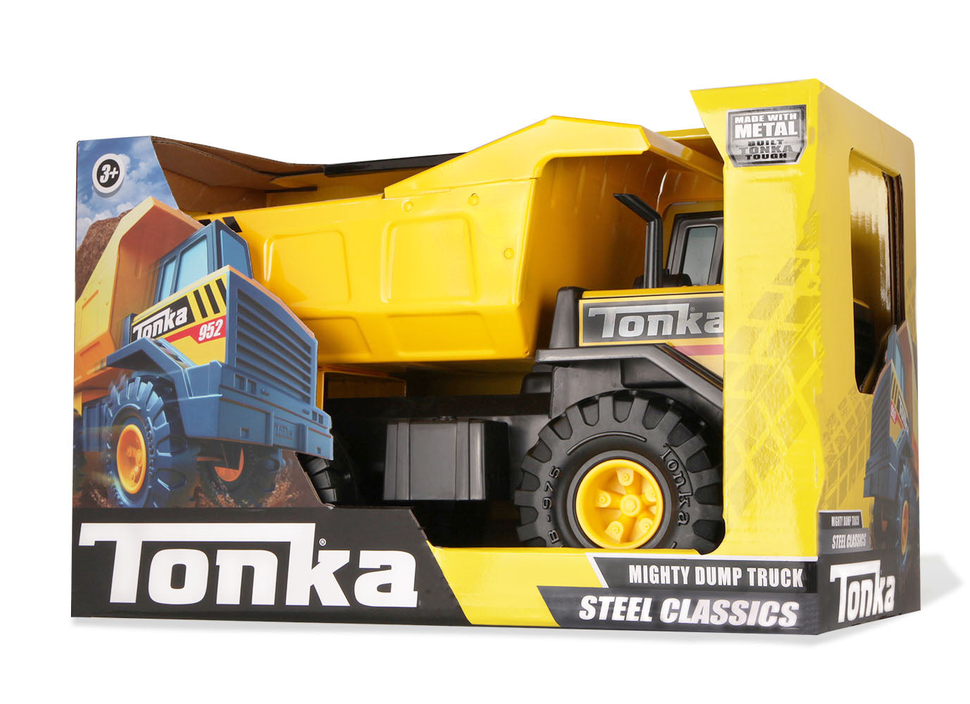 Tonka Steel Classics Mighty Dump Truck for Kids