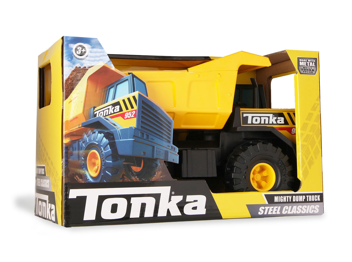 Tonka Steel Classics Mighty Dump Truck for Kids