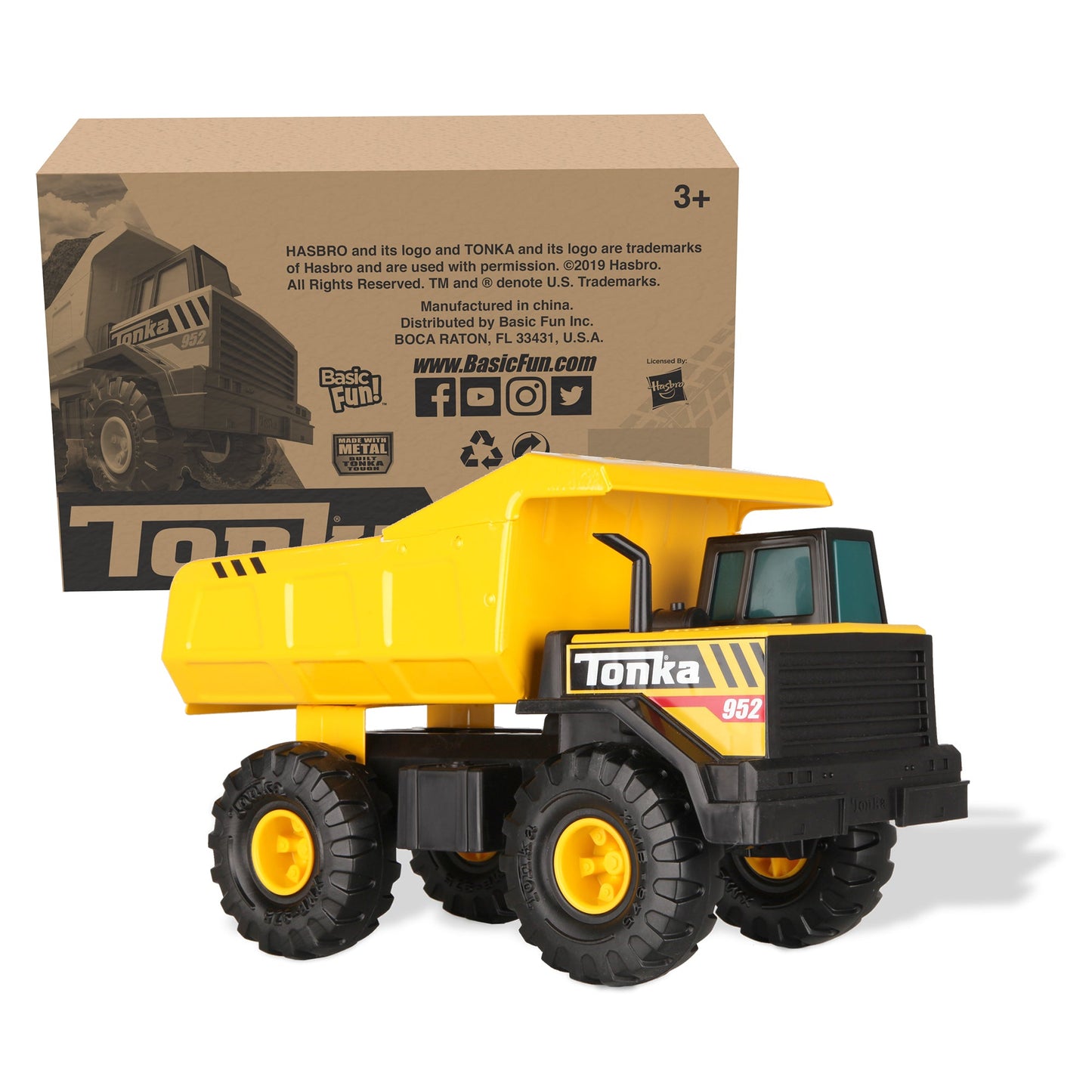 Tonka Steel Classics Mighty Dump Truck for Kids