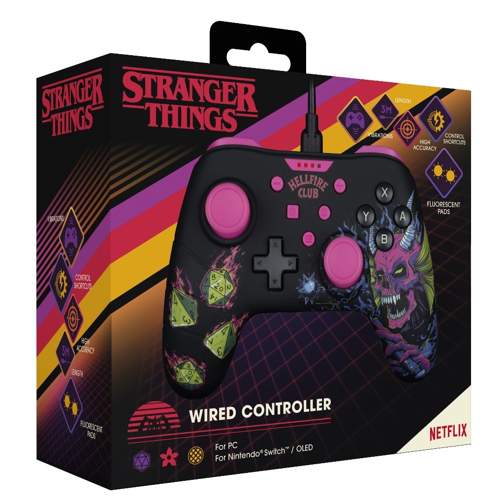 Konix Stranger Things Nintendo Switch & PC Gaming Controller