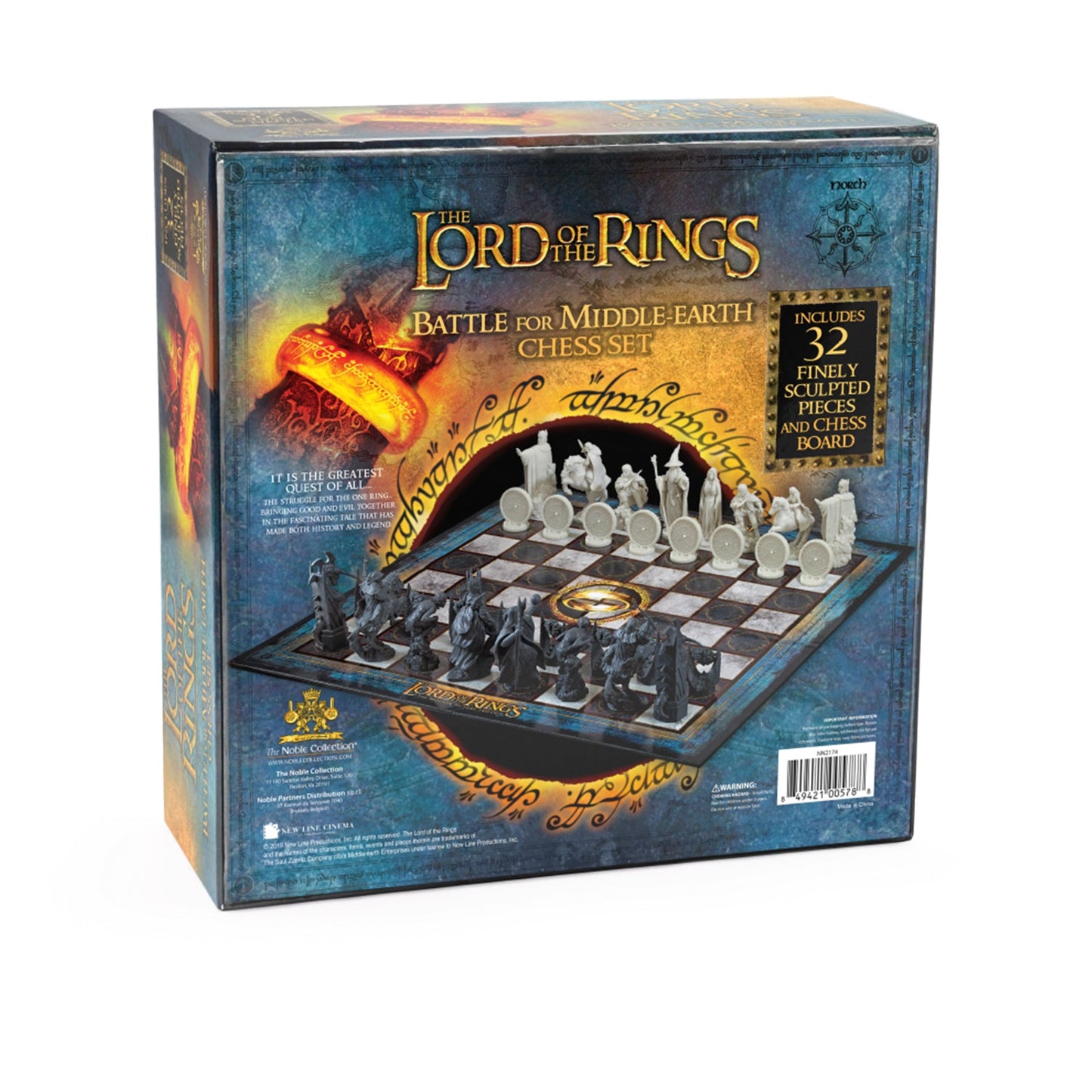Lord of the Rings Battle for Middle-earth Chess Set
