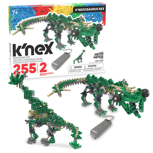 K’NEX Motorized Creations Building Set 325-Piece Educational Toy with Wind-Up Motor &amp; 25 Model Ideas