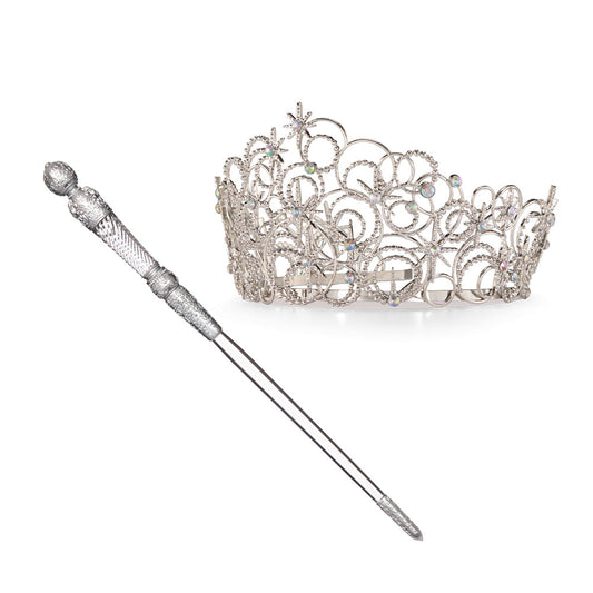 Wicked Glinda Roleplay Bundle - Training Wand & Bubble Crown