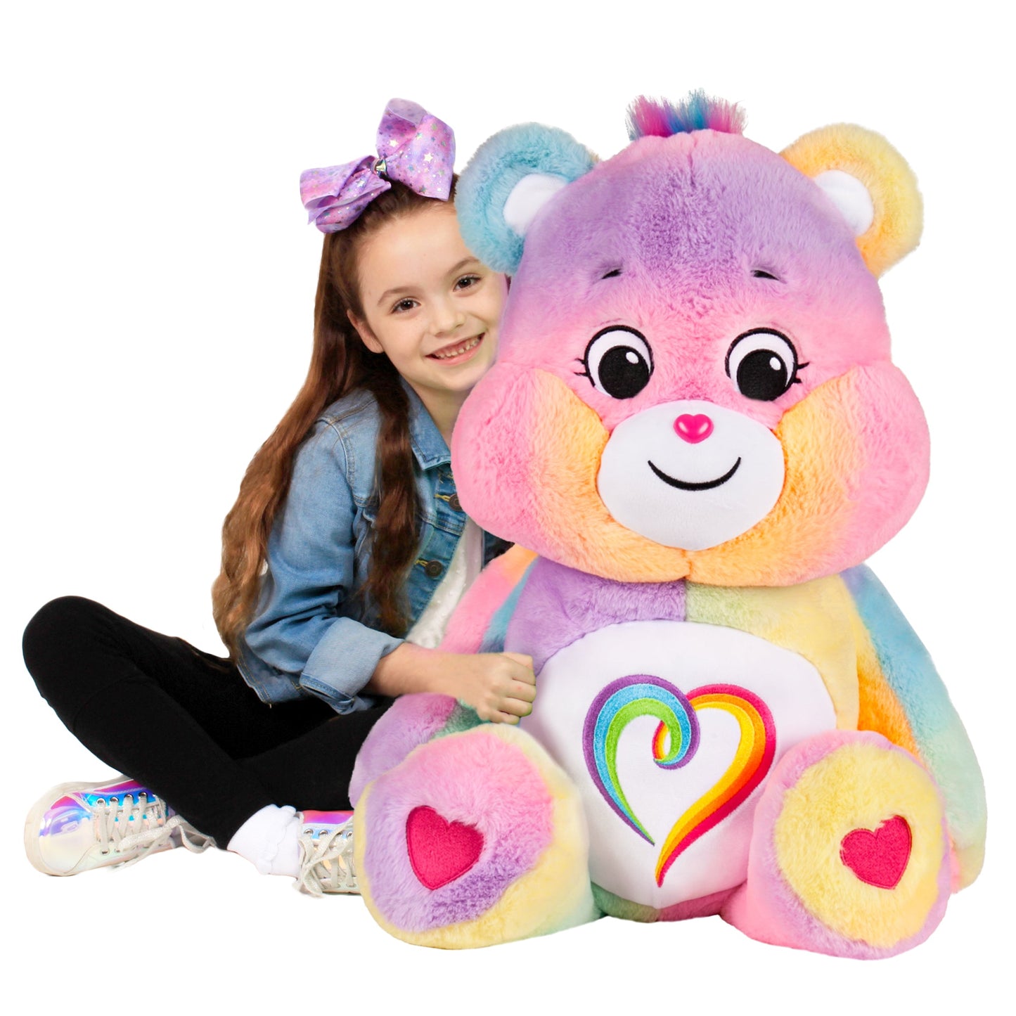 Care Bears 60cm Jumbo Plush – Togetherness Bear