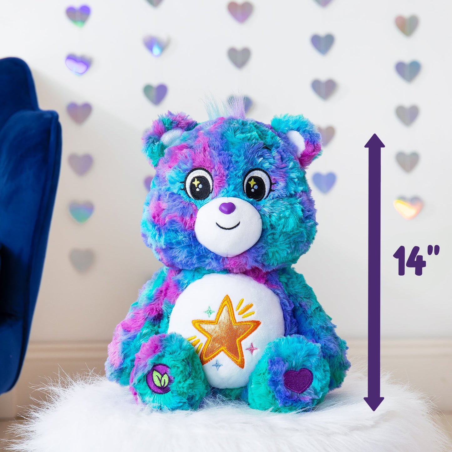 Care Bears 35cm Medium Plush - Good Wishes Bear (Eco Friendly)