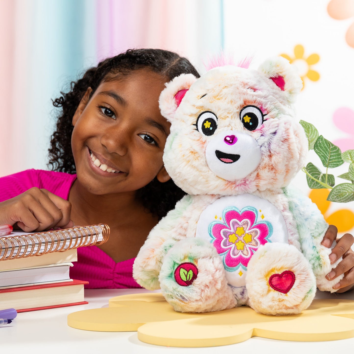 Care Bears  Medium Plush (Eco Friendly) - Blossom Heart Bear