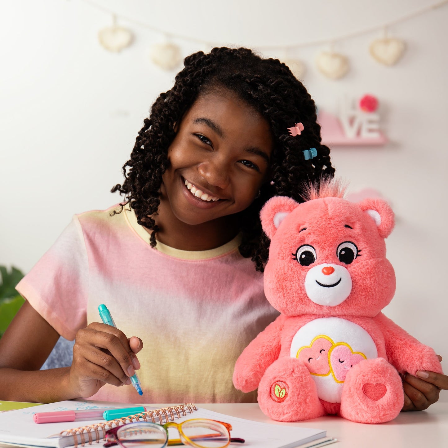 Care Bears 35cm Medium Plush - Love-A-Lot Bear (Eco Friendly)