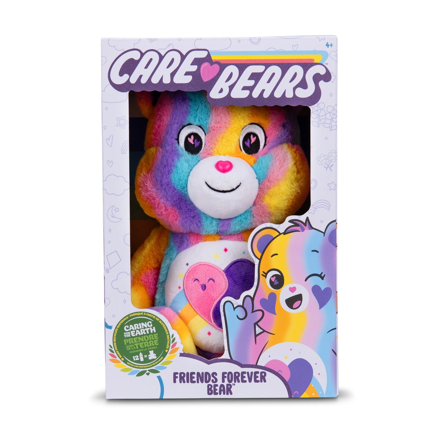 Care Bears 35cm Medium Plush - Friends Forever Bear (Eco Friendly)