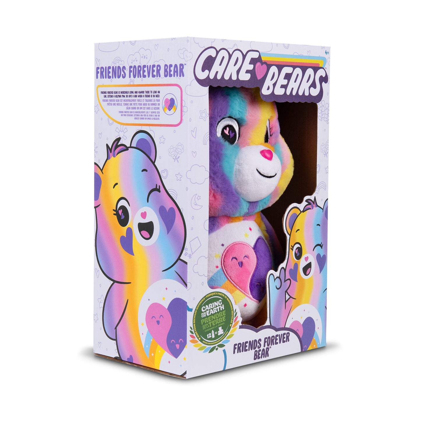 Care Bears 35cm Medium Plush - Friends Forever Bear (Eco Friendly)