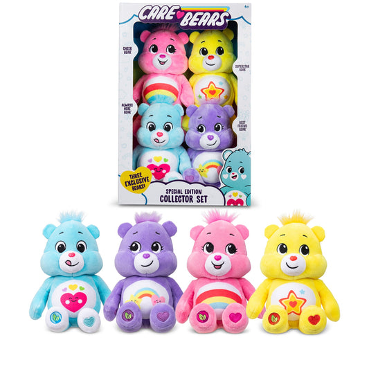 Care Bears 20cm Plush Treasure Box 4-Pack (Cheer Bear / Superstar Bear /Best Friend Bear / Always Here Bear)