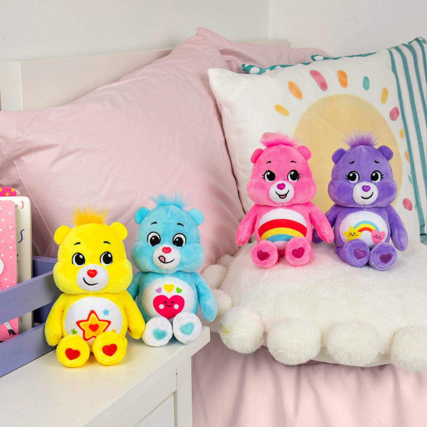 Care Bears 20cm Plush Treasure Box 4-Pack (Cheer Bear / Superstar Bear /Best Friend Bear / Always Here Bear)