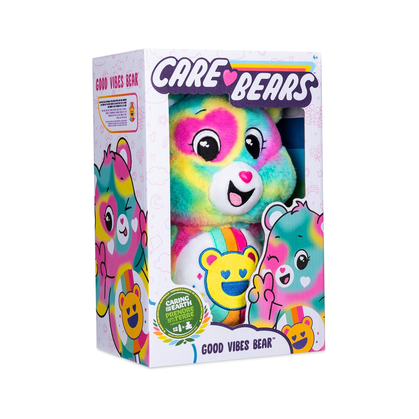 Care Bears 35cm Medium Plush - Good Vibes Bear  (Eco Friendly)