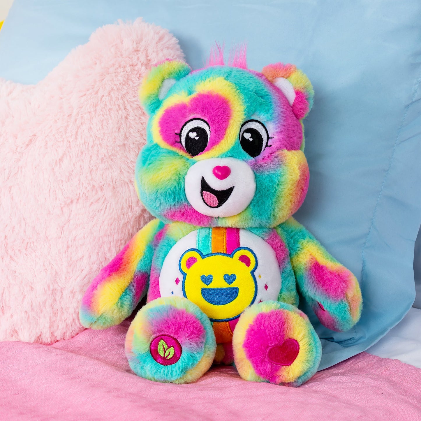 Care Bears 35cm Medium Plush - Good Vibes Bear  (Eco Friendly)