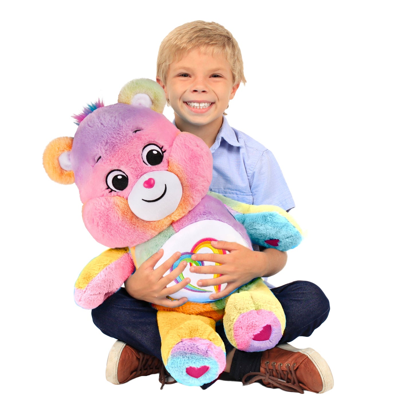 Care Bears 60cm Jumbo Plush - Togetherness Bear (Eco-Friendly)