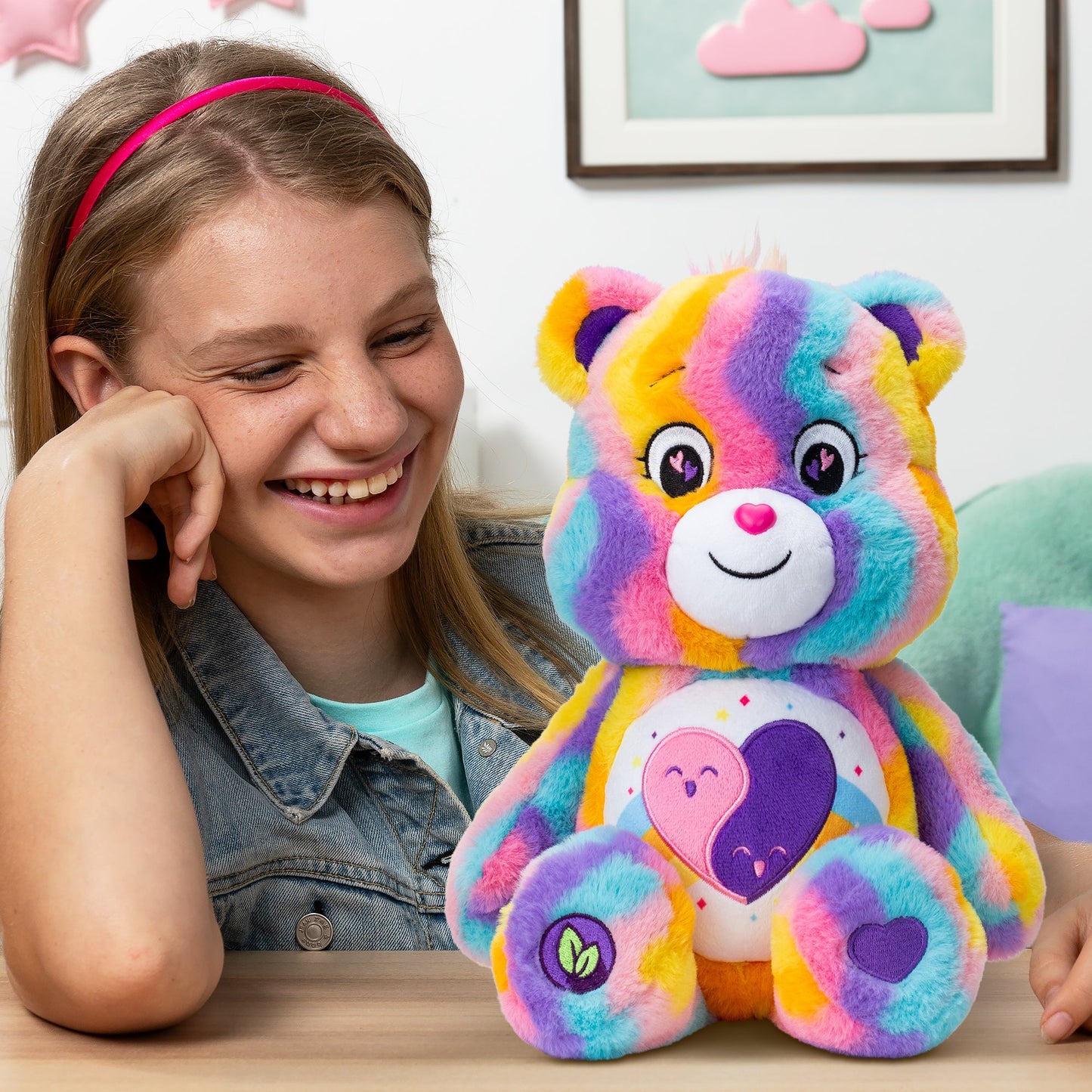Care Bears 35cm Medium Plush - Friends Forever Bear (Eco Friendly)