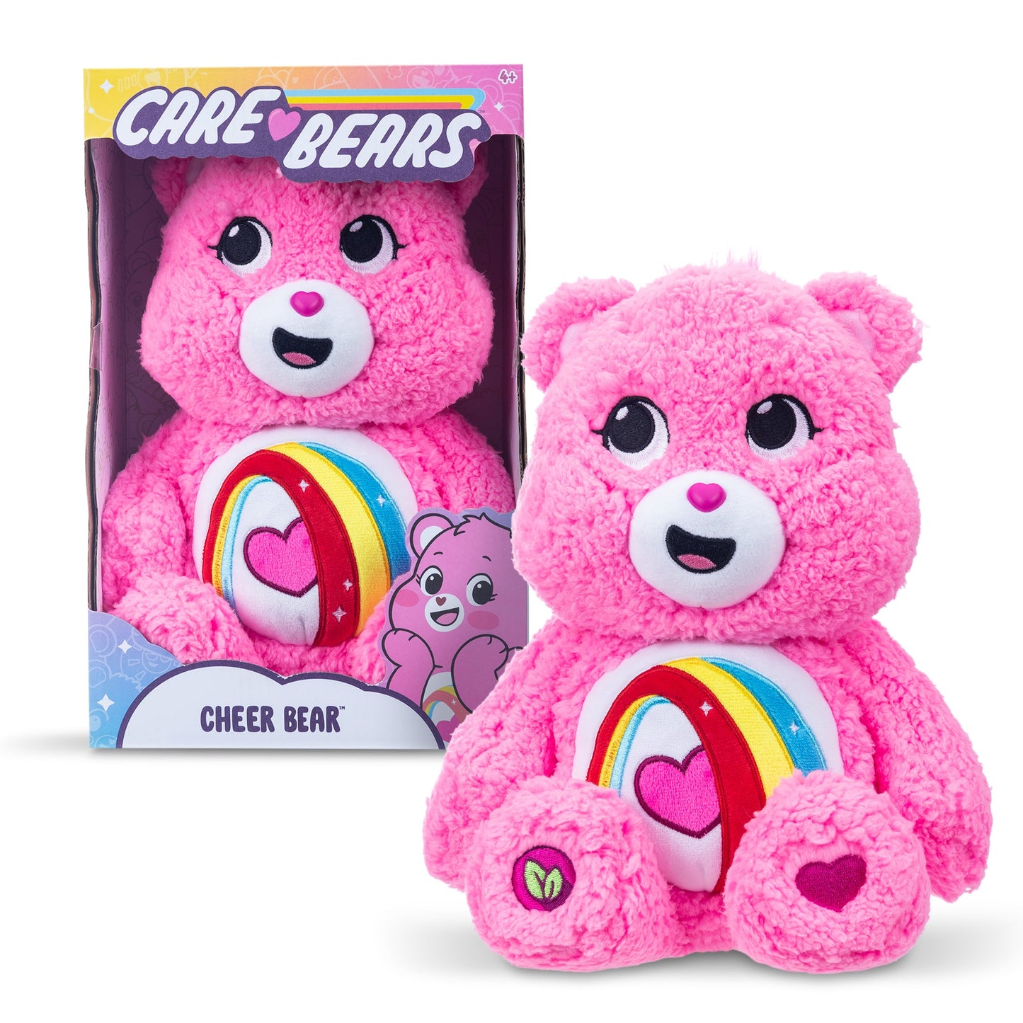 Care Bears  Medium Plush - Cozy Collection Cheer Bear