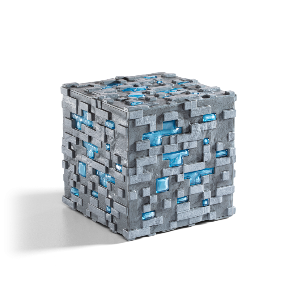 Minecraft Diamond Ore Touch Light | LED Illuminating Block Replica