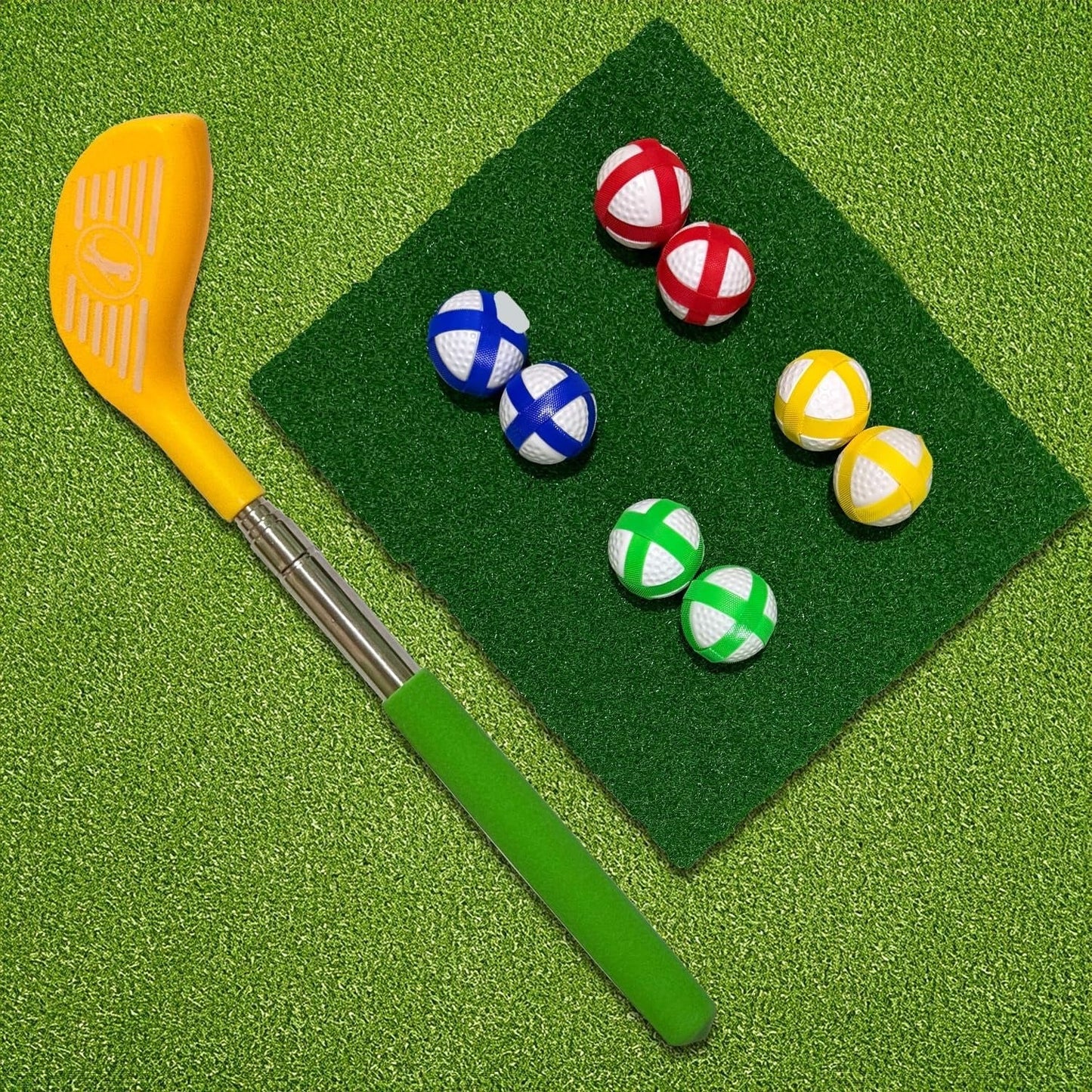Golf Tee Mat Mini Golf Game for Home & Indoors