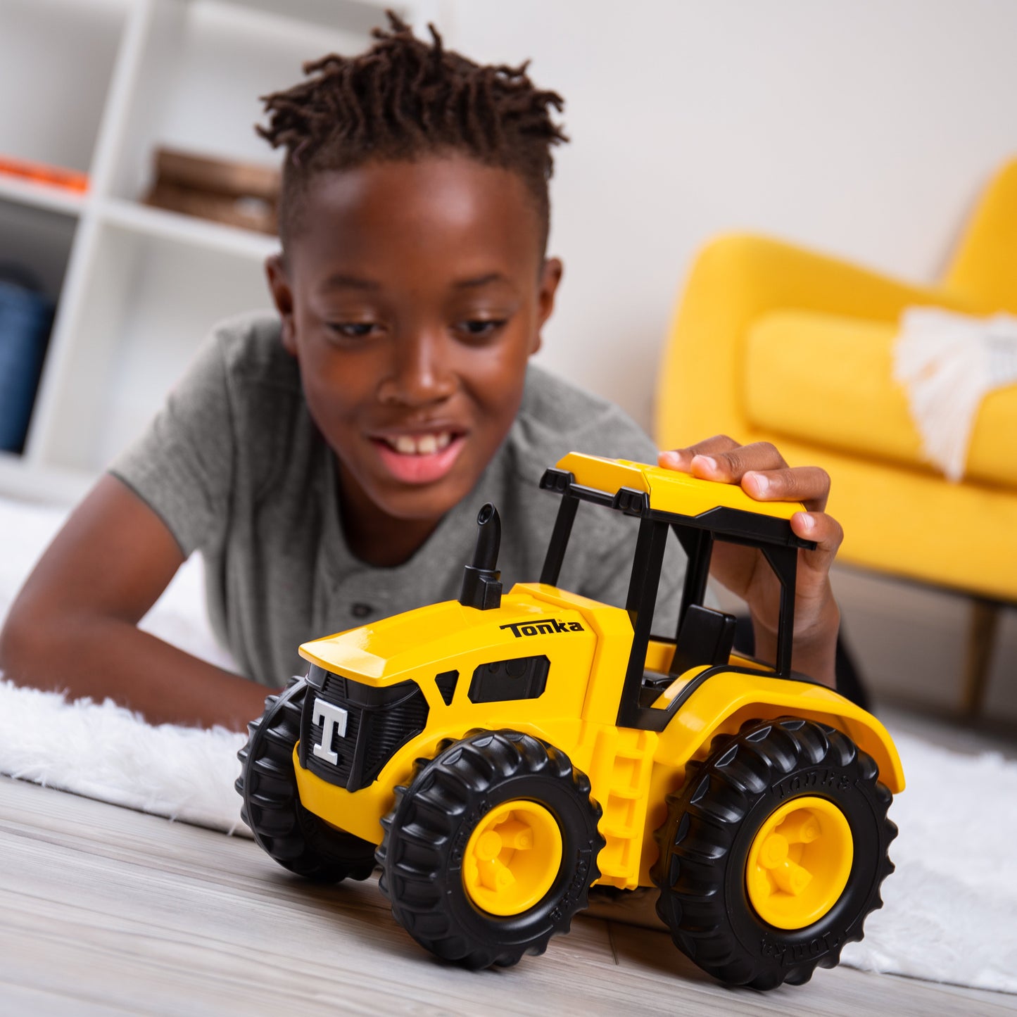 Tonka Steel Classics Tractor  for Kids