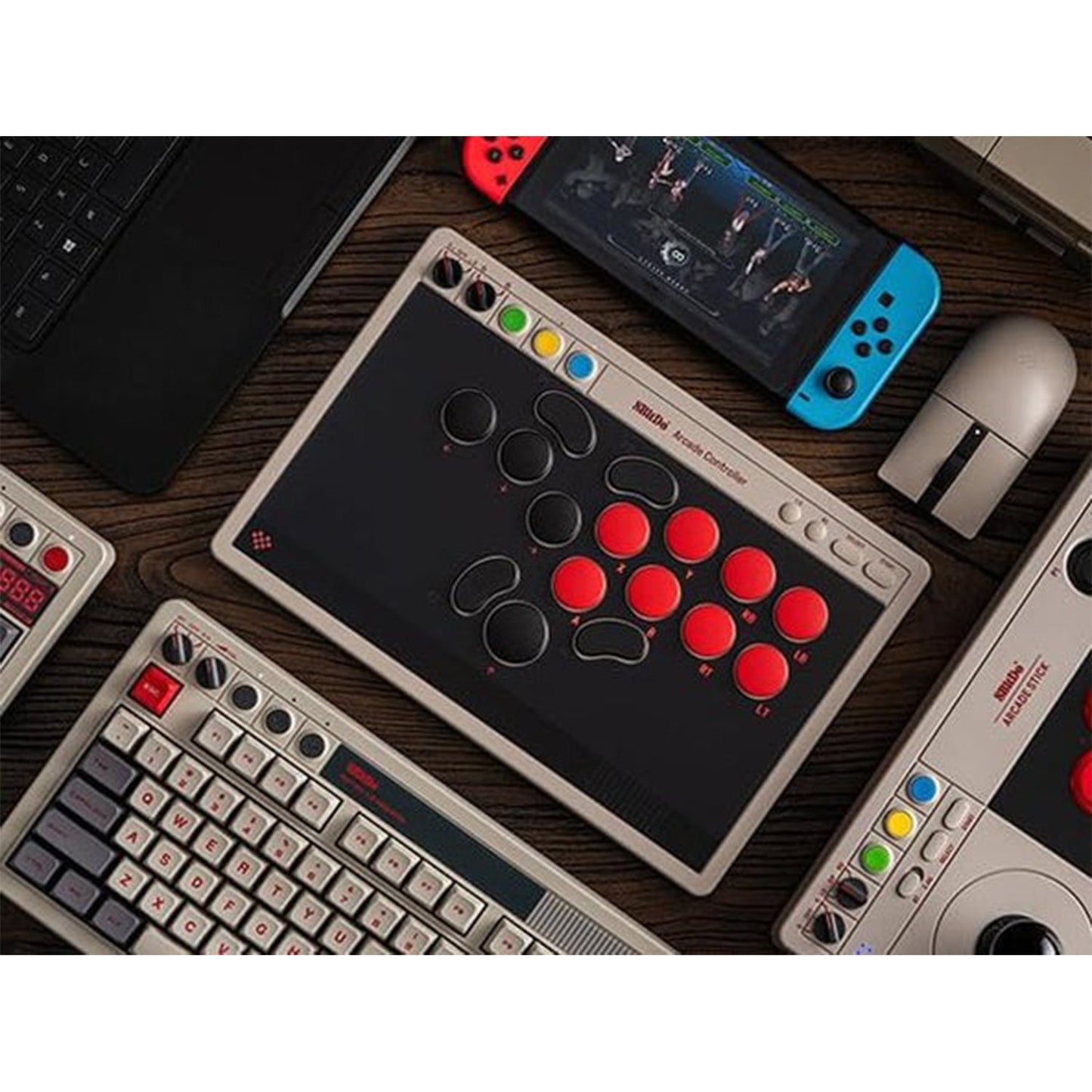 8Bitdo Arcade Stick for Nintendo Switch, Switch 2 & Windows Wireless