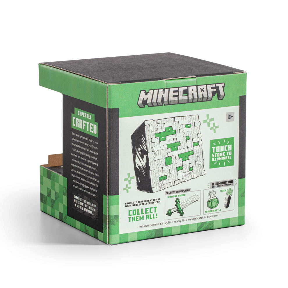 Minecraft Diamond Ore Touch Light | LED Illuminating Block Replica