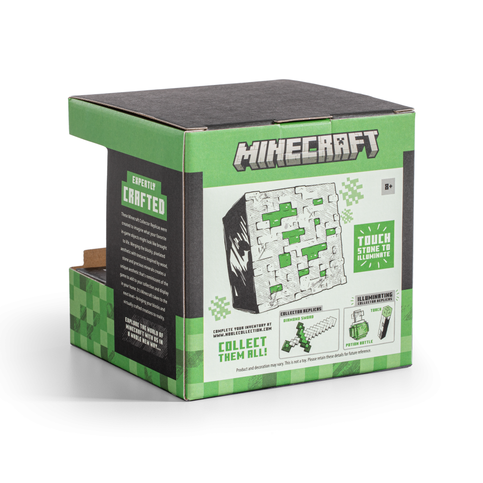 Minecraft Redstone Ore Touch Light | LED Illuminating Block Replica