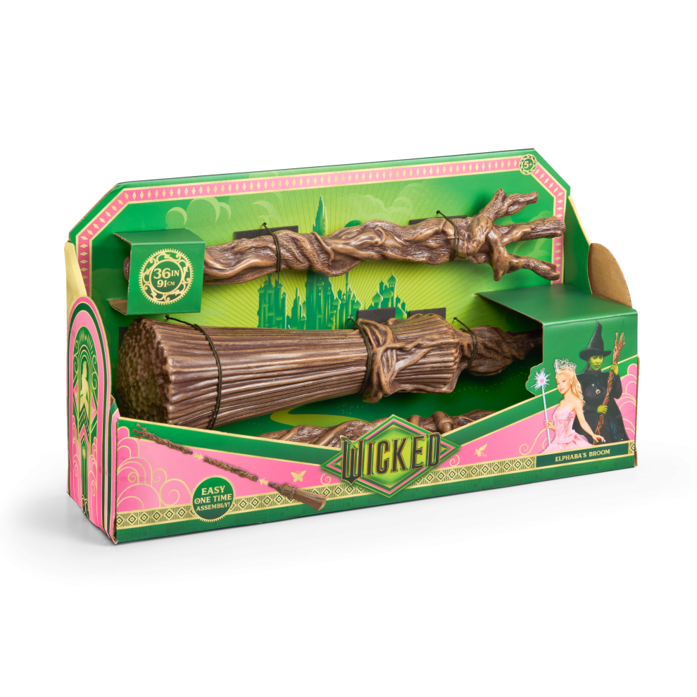 Wicked – Elphaba’s Broom Replica | Official Roleplay Accessory for Kids & Collectors