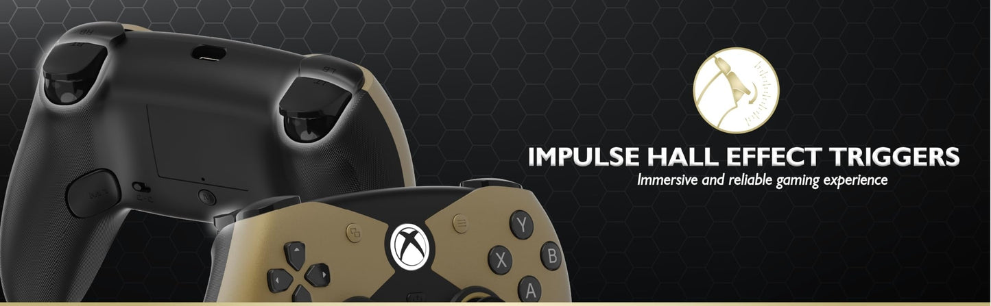 Hyperkin Competitor Wired Xbox Controller with Hall Effect Sticks (Gold)