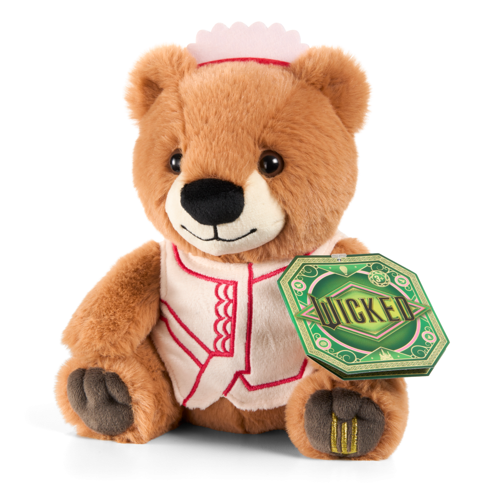 Wicked 4x Plush Character Bundle – Cowardly Lion Cub, Chistery, Nanny Dulcibear & Dr. Dillamond