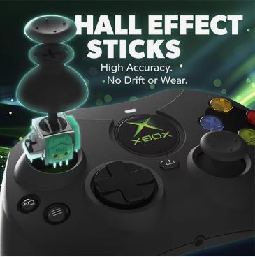 Hyperkin - DuchesS Officially licensed for Xbox Series X|S & PC Wired Game Controller with Hall Effect Sticks (Black)