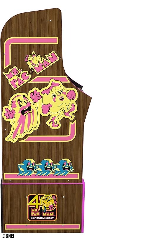Arcade1up Ms. Pac-Man 40th Anniversary 10-in-1 Arcade Machine
